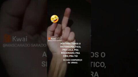 Aqui pra todos os políticos nesse dia de eleição