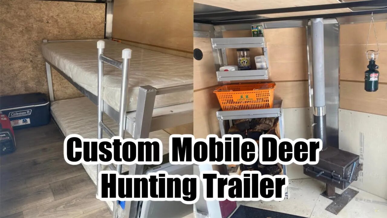 Custom Mobile Hunting Camper!