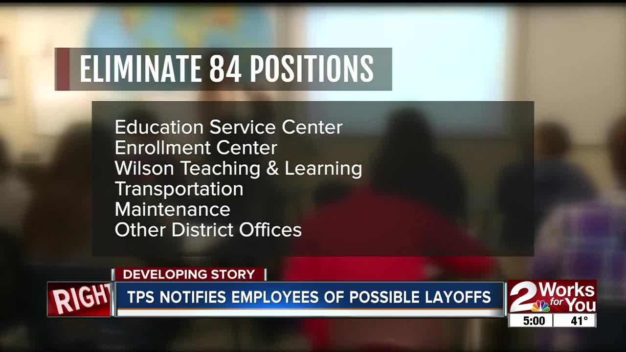 TPS notifies employees of possible layoffs