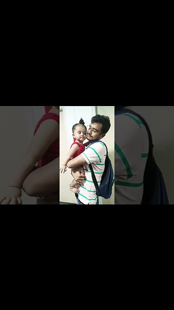 baby and papa play time