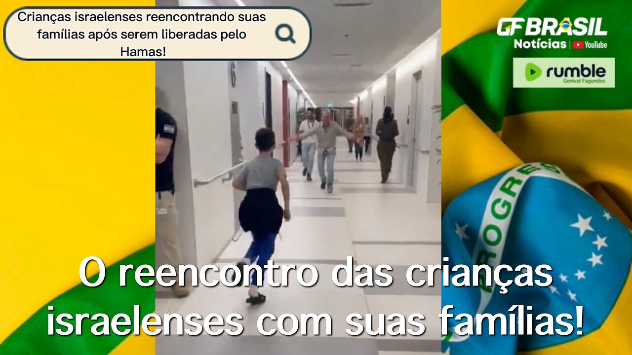 Crianças israelenses libertadas pelo Hamas reencontram suas famílias. Emocionante!