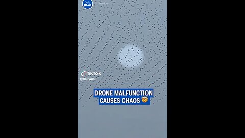 Drone malfunction in China