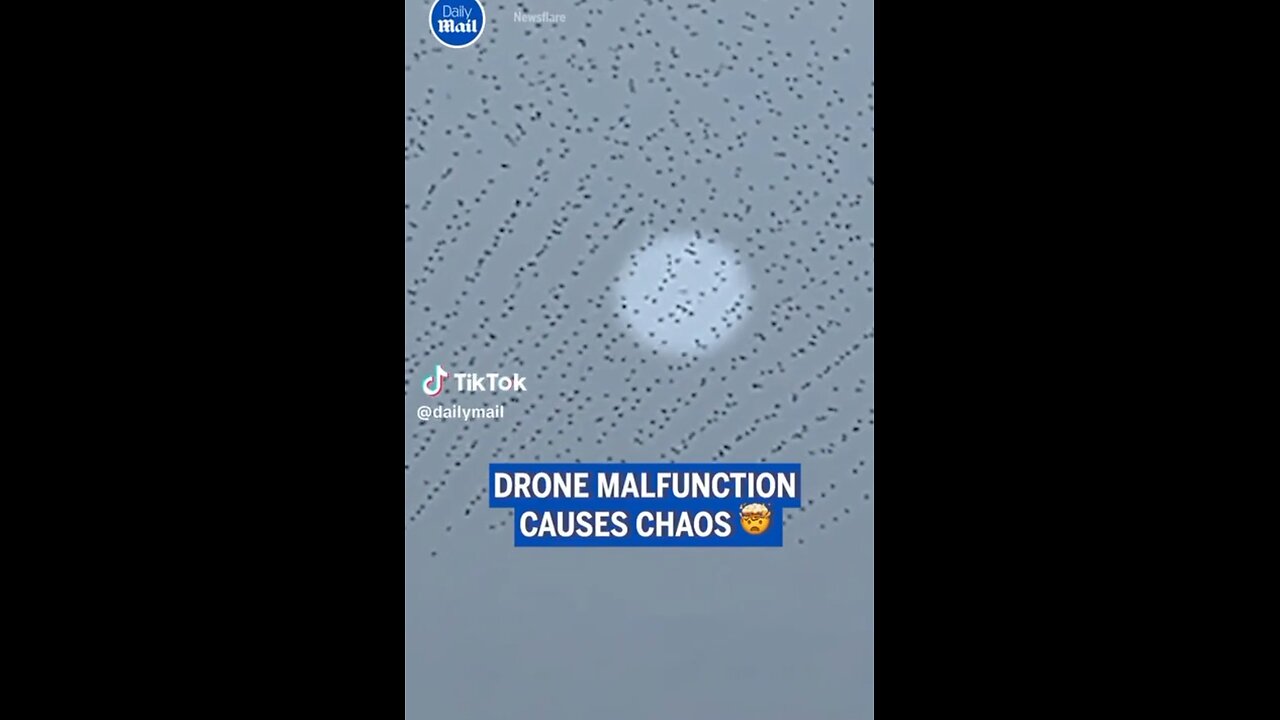 Drone malfunction in China