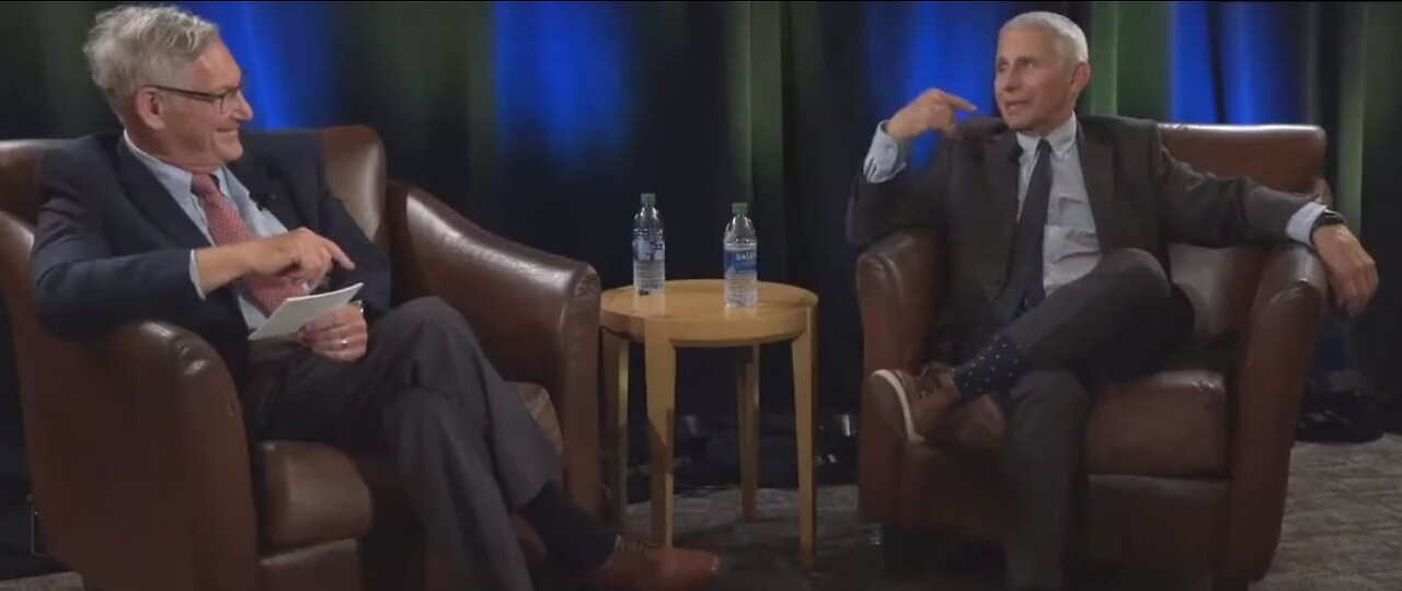 Herr Fauci Laughs about COVID, Jokes that he developed it in his Kitchen