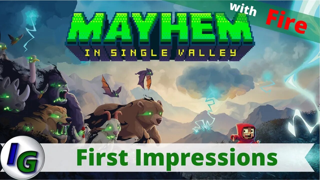 Mayhem in Single Valley First Impression Gameplay on Xbox with Fire