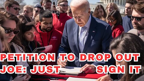 JOE BIDEN TO DROPOUT!? As the LEFTIST ECHO-CHAMBER starts to IMPLODE on itself.