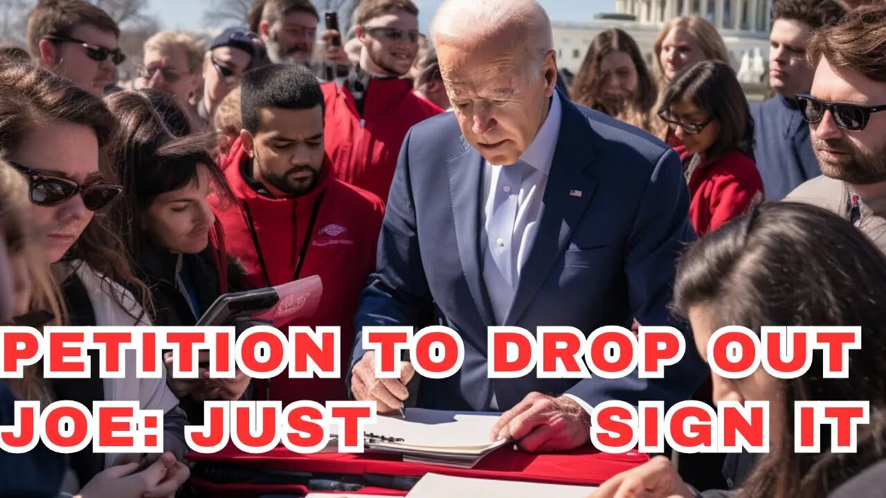 JOE BIDEN TO DROPOUT!? As the LEFTIST ECHO-CHAMBER starts to IMPLODE on itself.