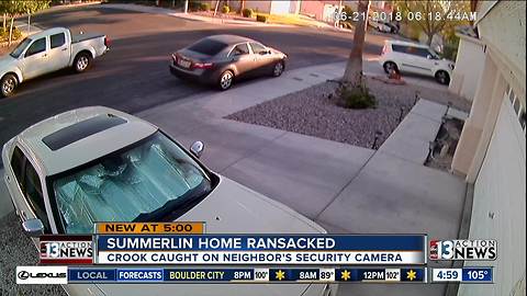 Summerlin home ransacked