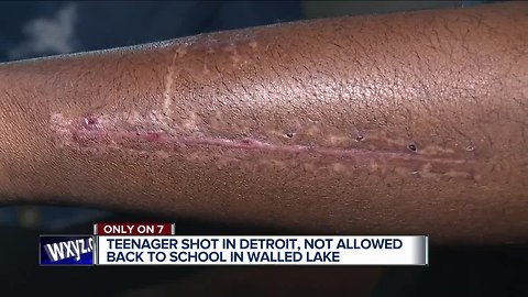 Student at Walled Lake Western says he was kicked out of school after random shooting in Detroit