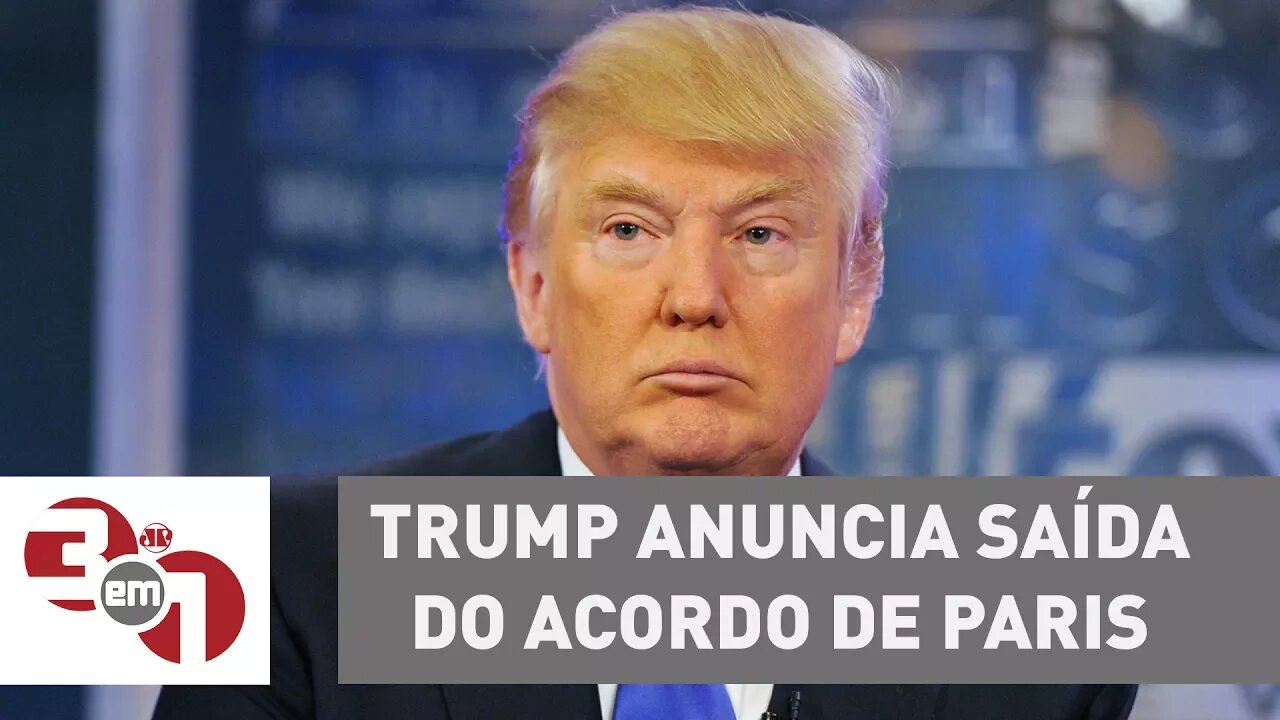Donald Trump tira os EUA do Acordo Climático de Paris