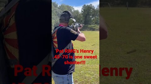 Pat RMG’s Full custom Henry .45-70 LeverGun #shorts #henry #iv8888rangeday