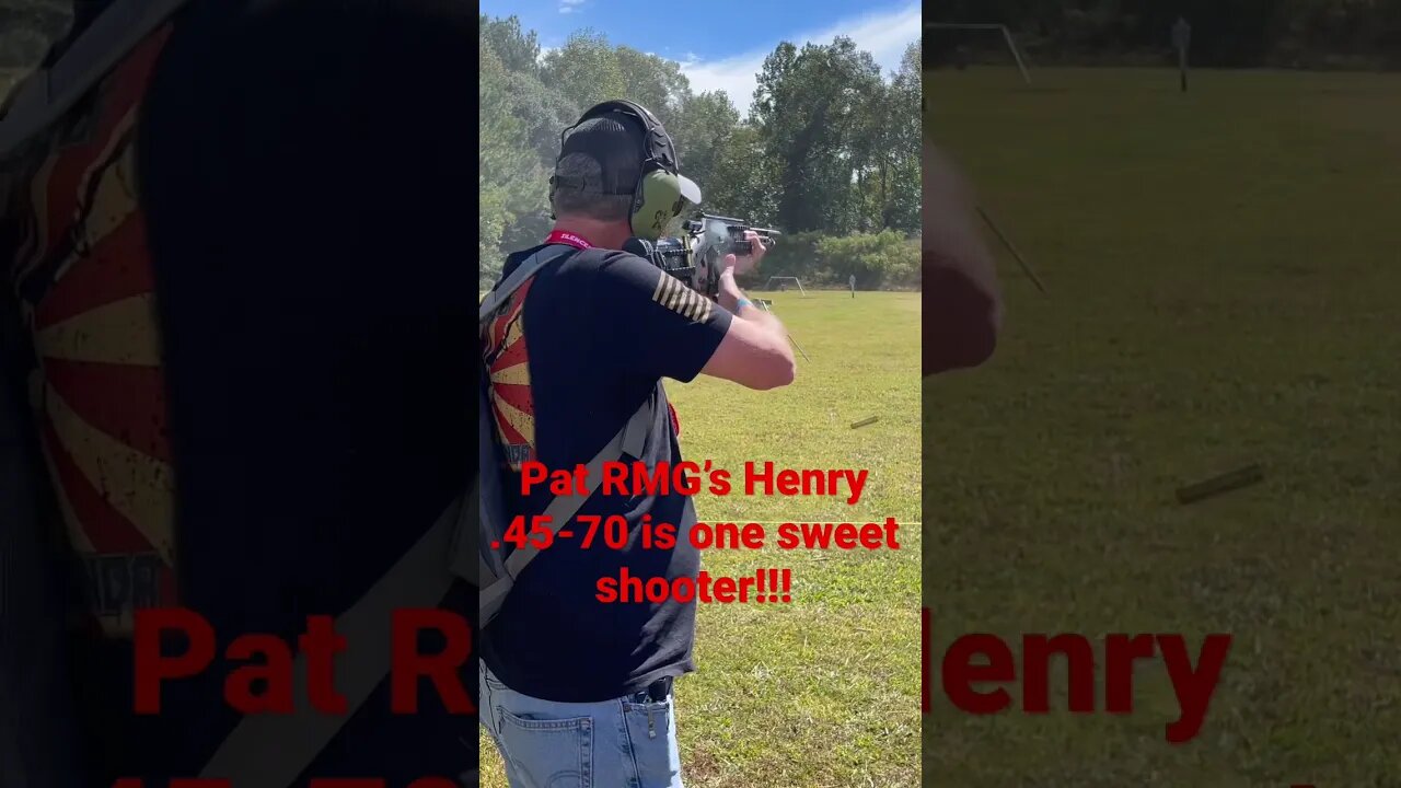 Pat RMG’s Full custom Henry .45-70 LeverGun #shorts #henry #iv8888rangeday