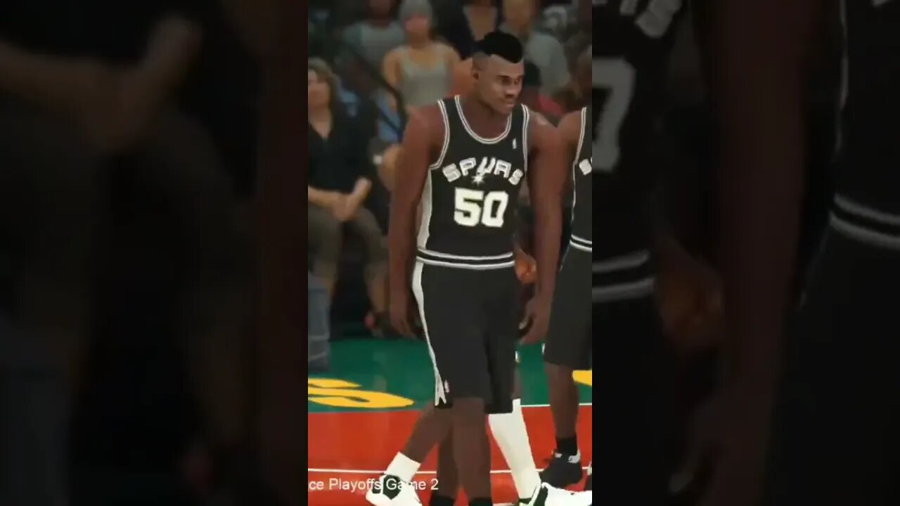 Walka na tablicach z Twin Towers #twintowers #duncan #nba #spurs