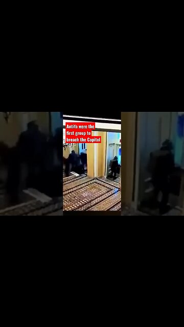 Antifa were the first group to breach the Capitol
