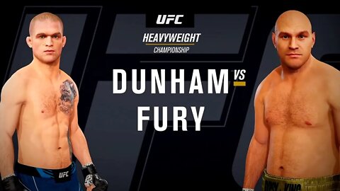 EA Sports UFC 4 Gameplay Tyson Fury vs Evan Dunham