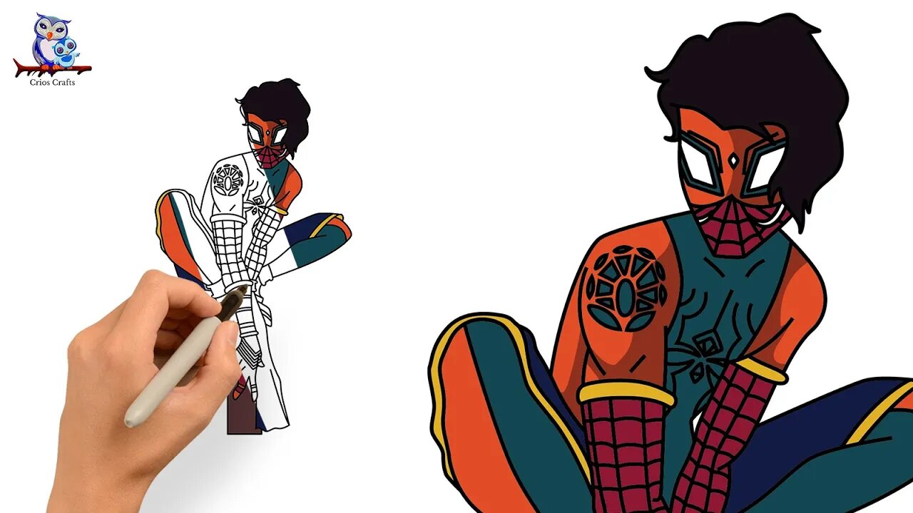 How to Draw Spider-Man India - Across the Spider-Verse