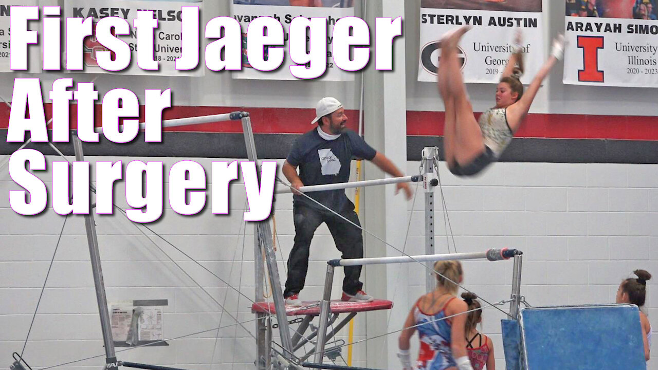 First Jaeger after Elbow Surgery | Whitney Bjerken Gymnastics