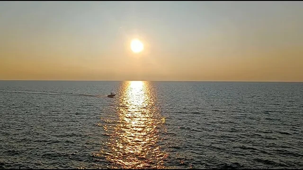 Lake Erie Hazy Sunset ~ September 2, 2023