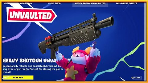 Heavy Shotgun Is Now Unvaulted!!!!!