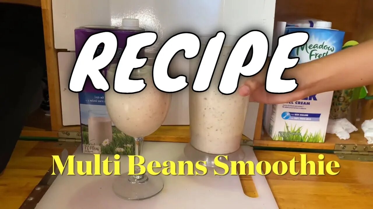 RECIPE | How to make multi beans smoothie - ingredients and making steps