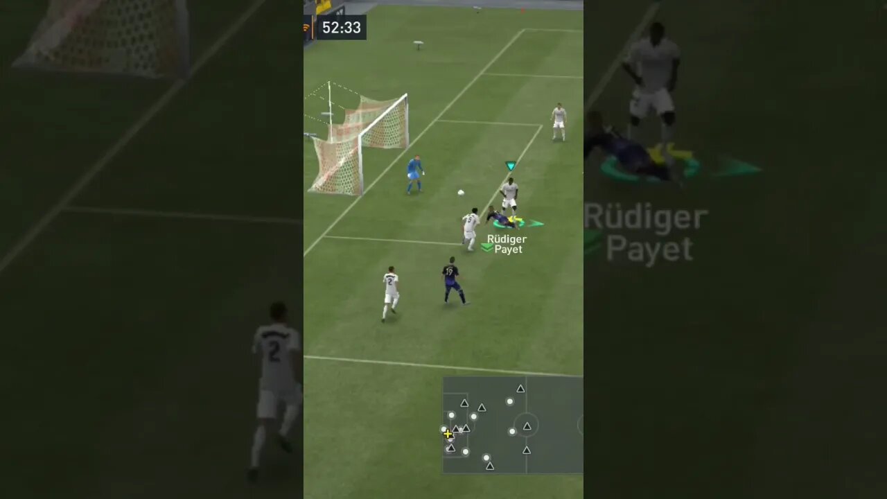 FIFA mobile tomei gol de peixinho jogando com inscrito #shorts