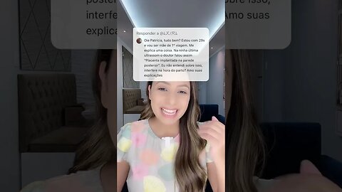 Placenta posterior e anterior, o que significa?