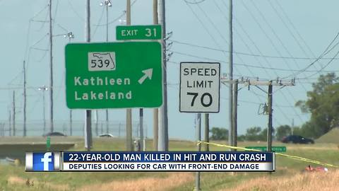 Man killed in fatal hit-and-run, left on shoulder of I-4 in Polk Co.