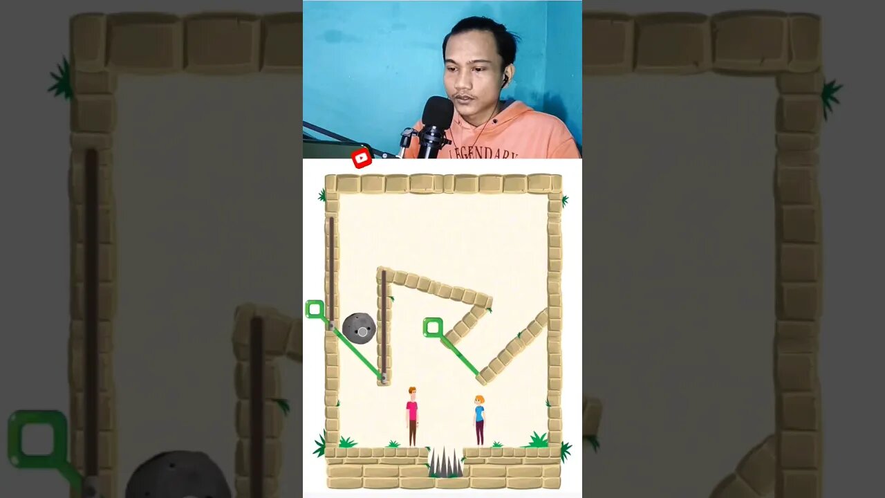 Satukan kekasih | Braindom level 16 #game #braindom #shorts #saidnesia