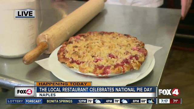 Naples restaurant serves free pie for National Pie Day - 7am live report