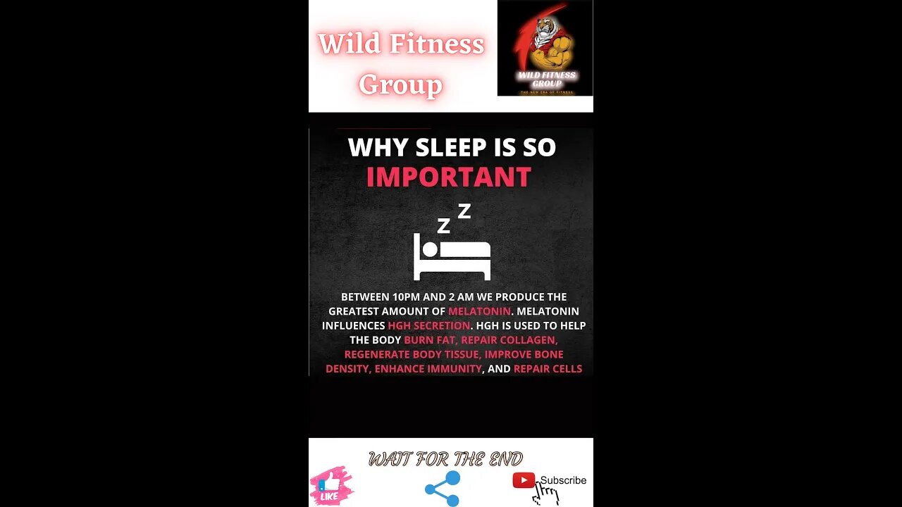 🔥Why sleep is so important🔥#shorts🔥#viralshorts🔥#fitnessshorts🔥#wildfitnessgroup🔥