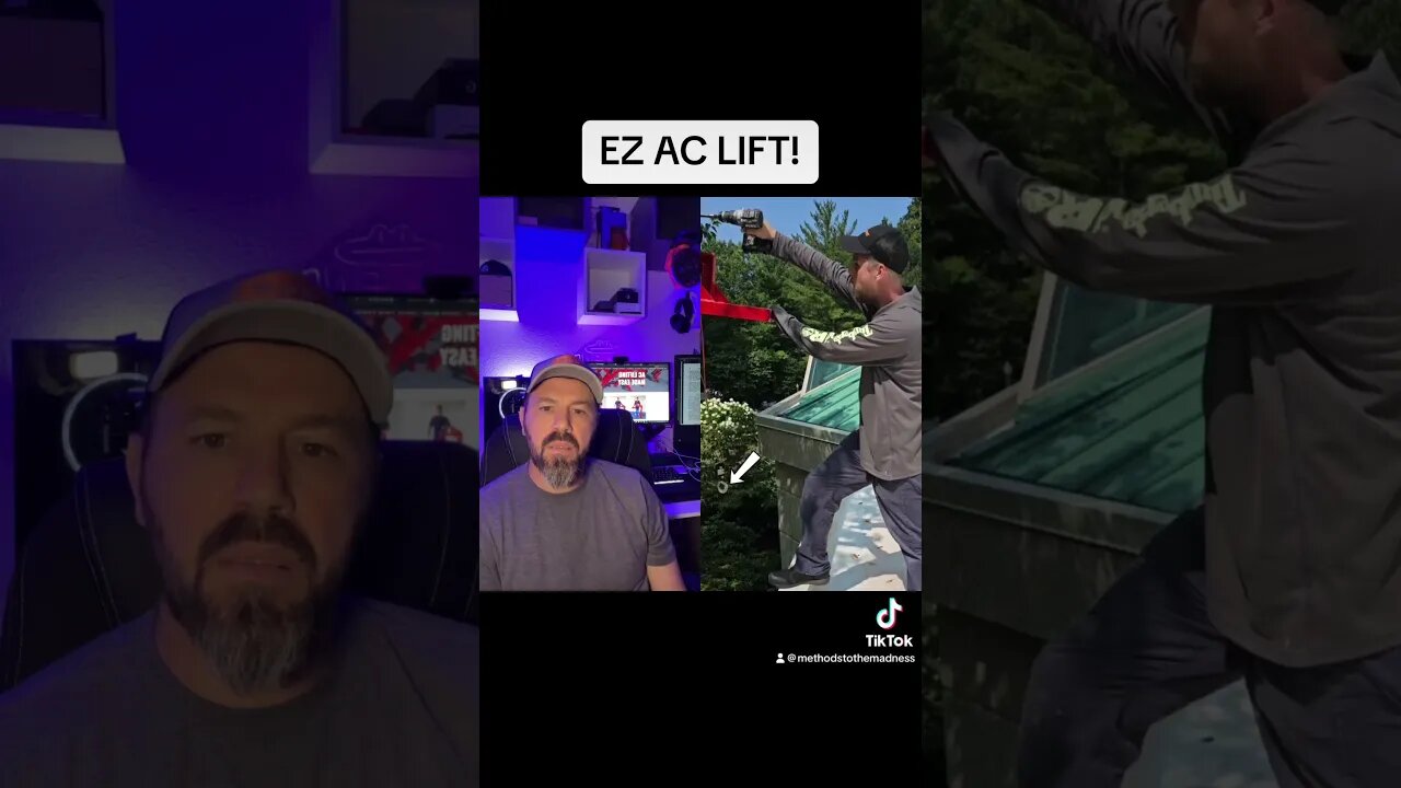 The EZ AC Lift Ladder Attachment Is Great For Heavy Payloads!