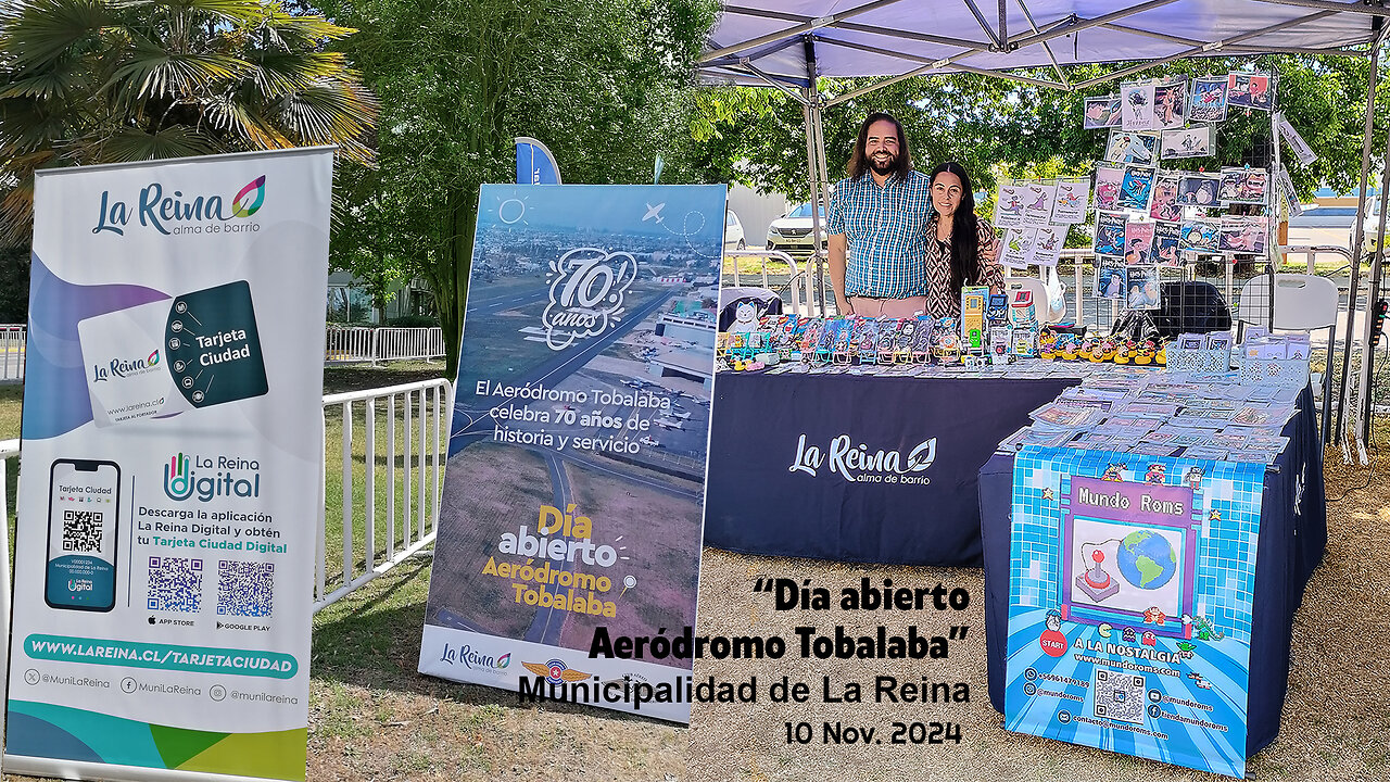 Mundo Roms - Feria en Dia abierto aeródromo Tobalaba -Muni La Reina