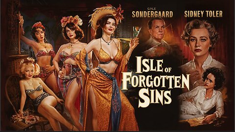 ISLE OF FORGOTTEN SINS (1943) Gale Sondergaard & Sidney Toler| Adventure| B& W | Cinema Gem