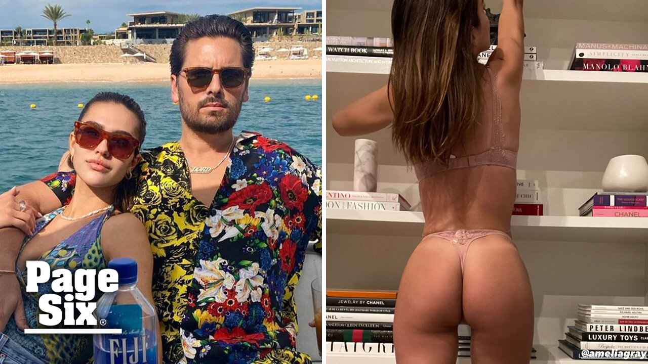 Scott Disick shares cheeky photo of Amelia Hamlin in her bra and thong