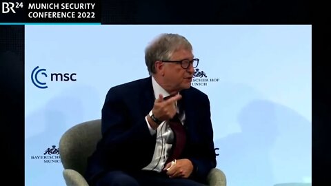 Bill Gates at Munich Security Conference 2022