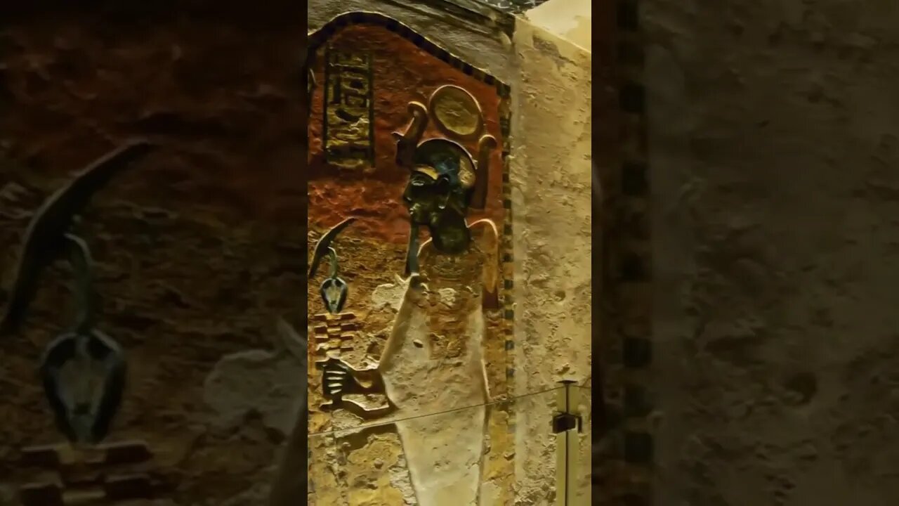 Hieroglyphics on wall in EGYPT