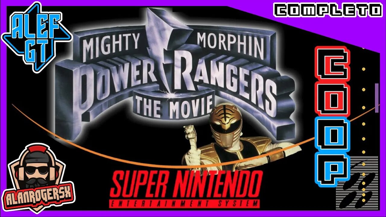 Mighty Morphin Power Rangers COOP - Snes - Até Zerar