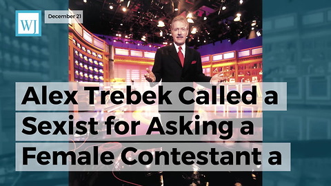 Alex Trebek Called A Sexist For Asking A Female Contestant A Question About Her Job