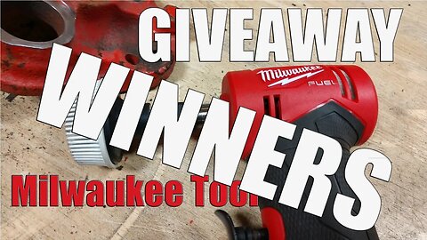 WINNERS Of The Milwaukee Tool M12 FUEL Right Angle Die Grinders