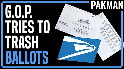 Republicans ALREADY Suing to Throw Out Mail-In Ballots