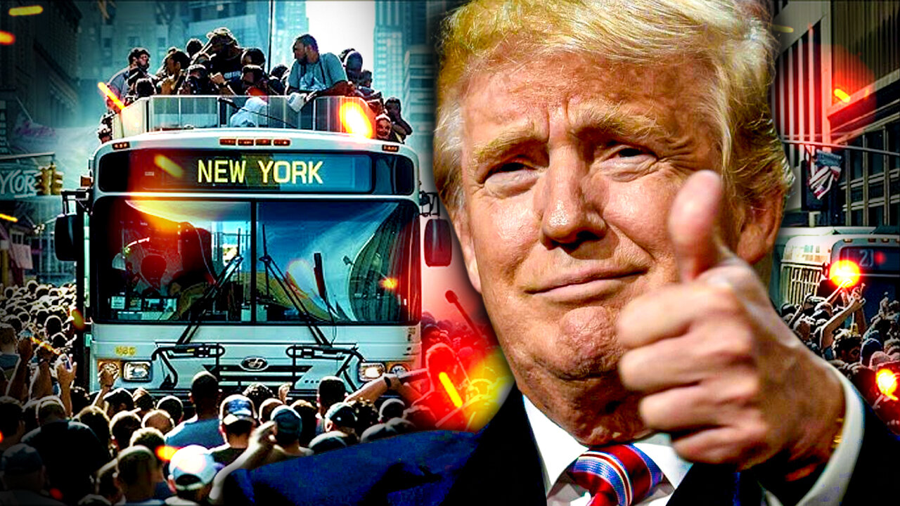 NYC Buses Migrants Back to Texas....Because Trump Won!!!