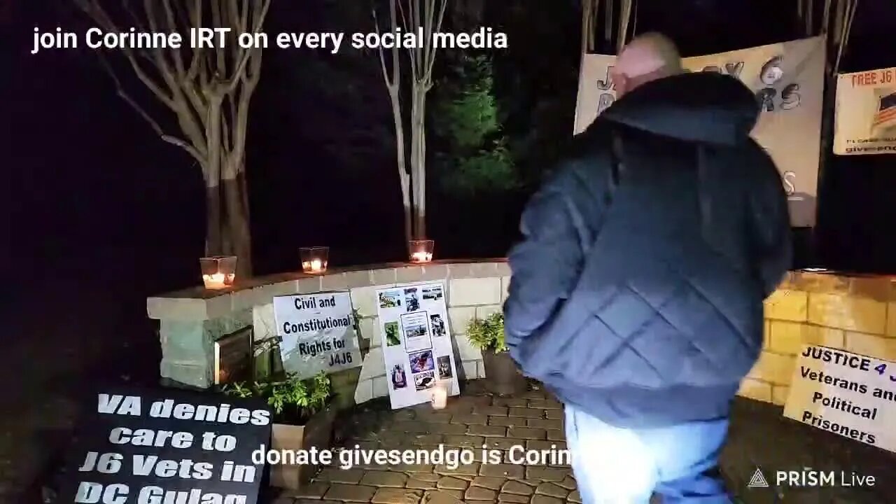 LIVE 10.15.2022 Northern Neck VA Jail Vigil J4 J6 25+ Political Prisoners Part Two Censored