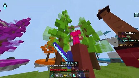 Went full diamond and bozo'd every noob in Cubecraft Eggwars
