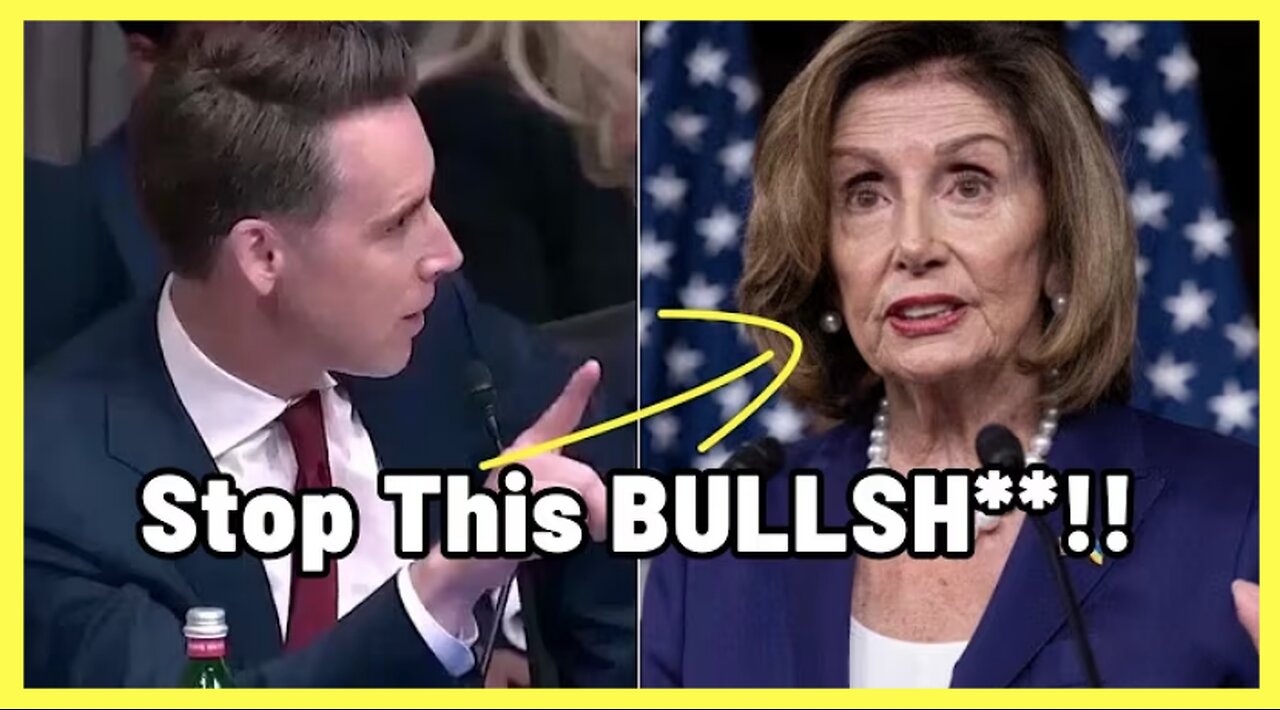 BRUTAL: Sen. Josh Hawley EXPOSES Nancy Pelosi & Democrats Senators On Insider Trading