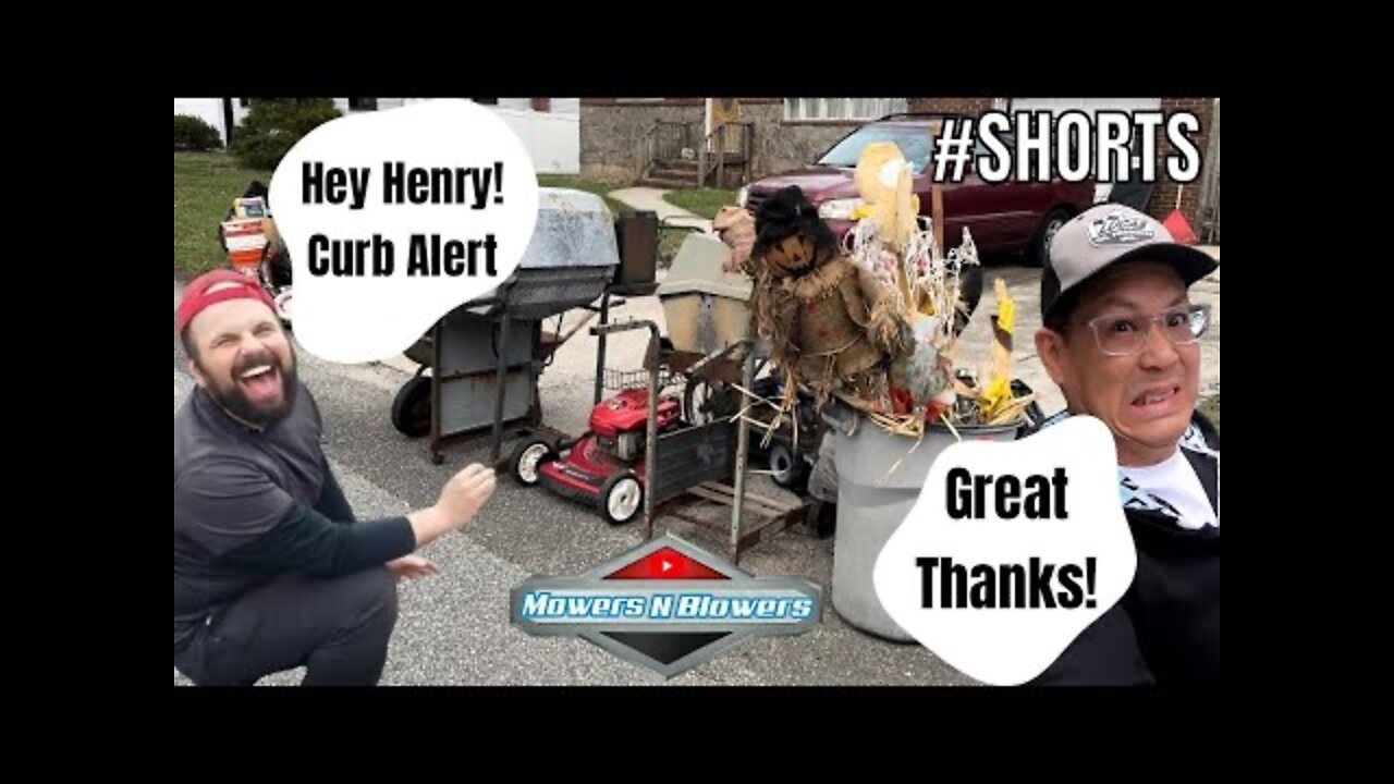 NEIGHBORHOOD CURB ALERT TIP FROM JASON TORO RECYCLER PERSONAL PACE & CRAFTSMAN TECUMSEH PUSH MOWERS