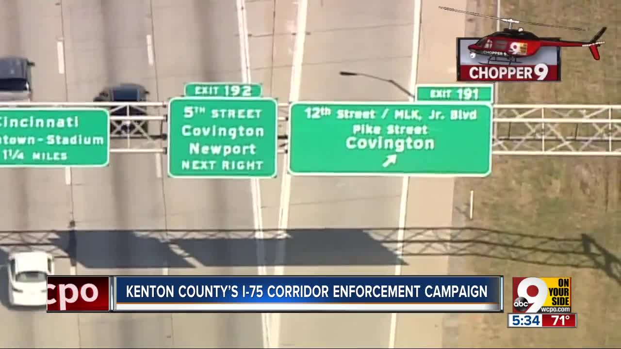 1 day, 281 tickets: NKY’s I-75 campaign puts traffic offenders on alert
