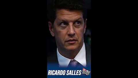 Ricardo Salles no Senado defendendo os presos do 8 de Janeiro