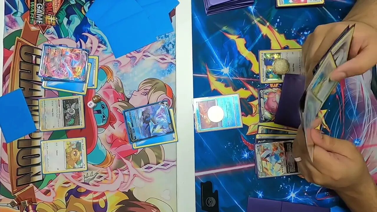 Kyurem VMAX/Radiant Eternatus vs Lugia VStar/Blissey V at @pocketsloths7162 | Pokemon TCG