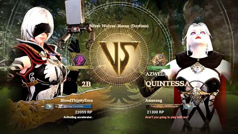 2B (BloodThirstyEmu) VS Quintessa (Amesang) (SoulCalibur™ VI: Online)