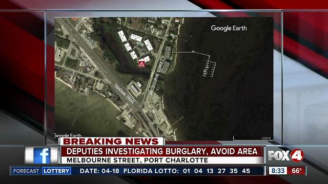 Deputies investigating burglary in Port Charlotte condo